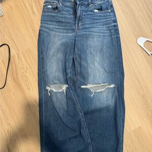 American Eagle Outfitters Dreamy Drape Super High Rise Baggy Wide Leg Jeans